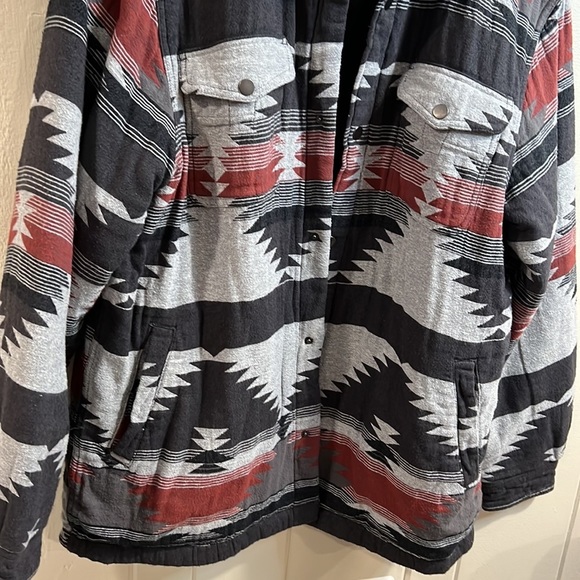 SONOMA MEN GREY QUILT LINED SHIRT JACKET - Picture 4 of 7